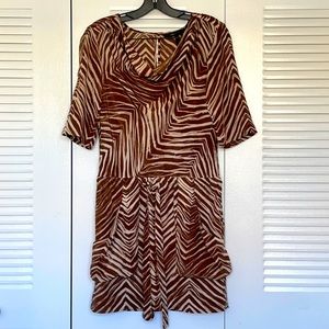 BCBG MAXAZRIA animal print dress